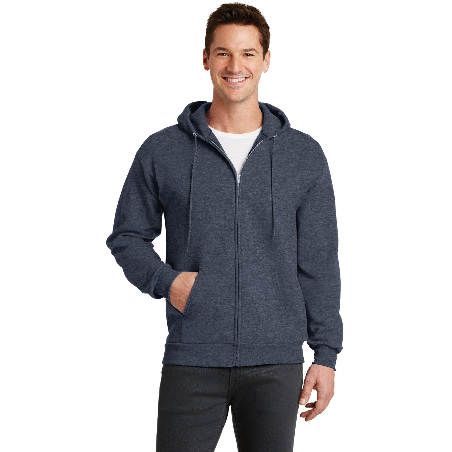 Port & Company-Port & Company® - Core Fleece Full-Zip Hooded Sweatshirt. PC78ZH-MedTech-8